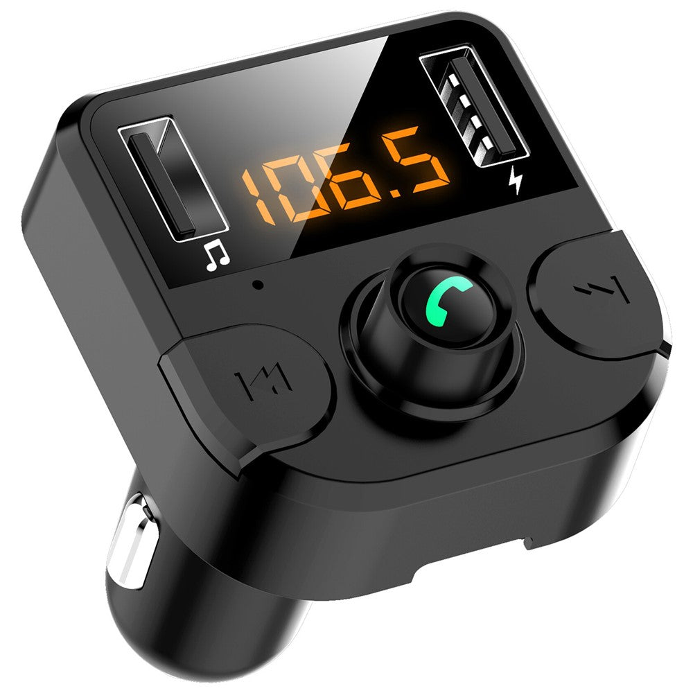 BT36B Dual USB Car Charger with FM Transmitter Bluetooth-compatible Hands-free FM Modulator Car Phone Charger
