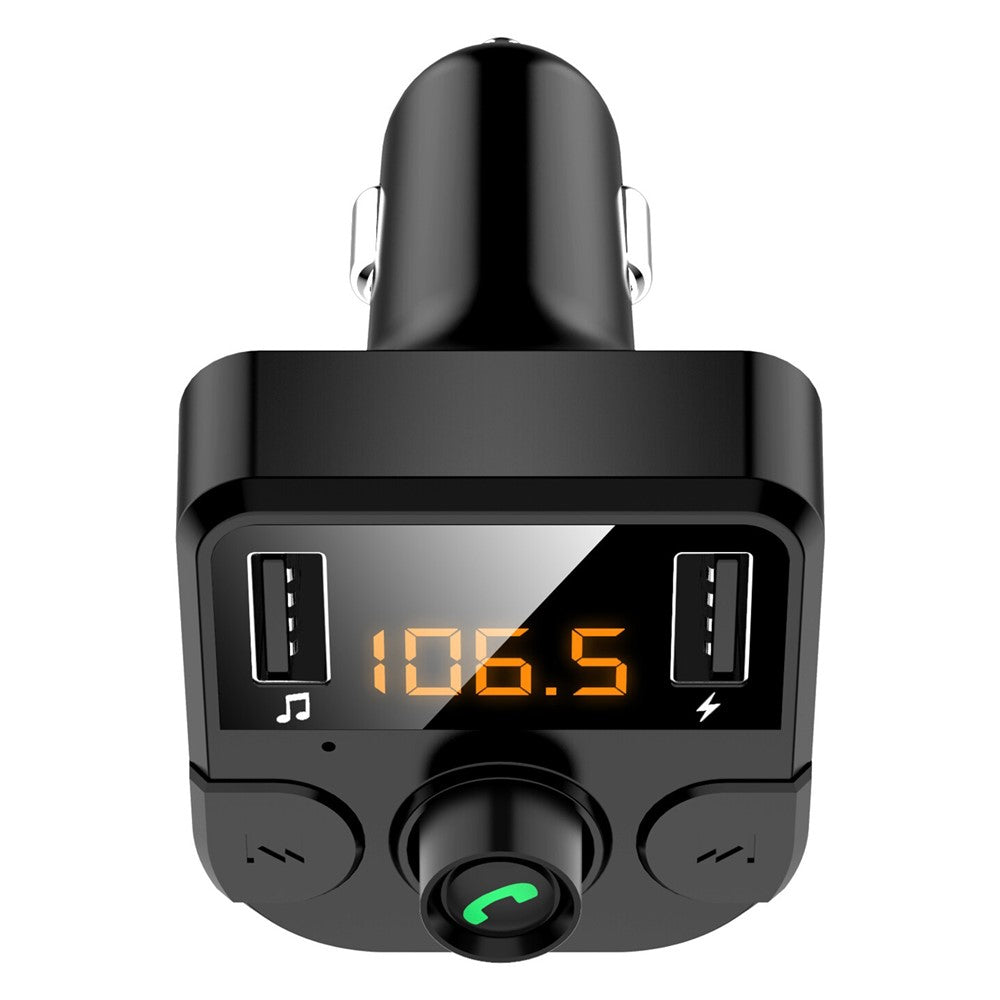 BT36B Dual USB Car Charger with FM Transmitter Bluetooth-compatible Hands-free FM Modulator Car Phone Charger