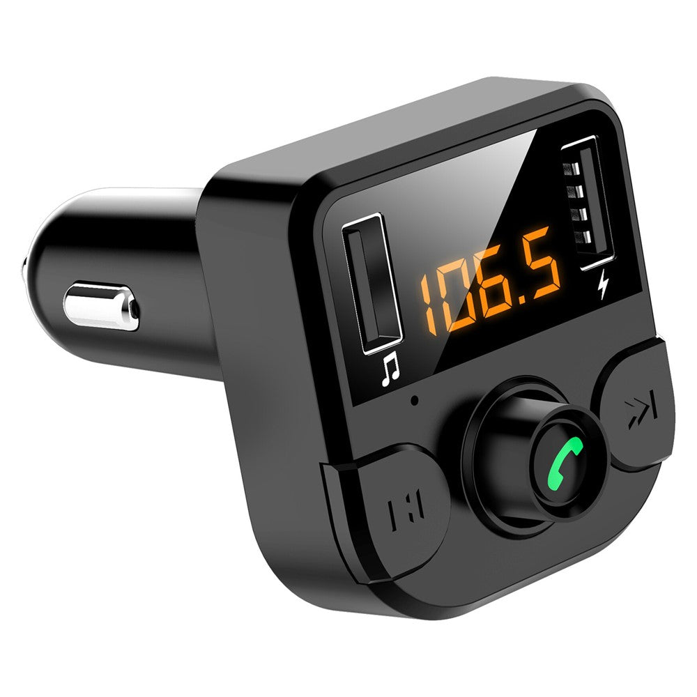 BT36B Dual USB Car Charger with FM Transmitter Bluetooth-compatible Hands-free FM Modulator Car Phone Charger