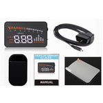 X5 3.0-inch Automatic OBD II Universal Car HUD Fuel icon Head Up Display LED Screen