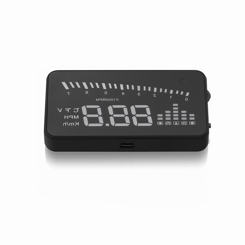 X5 3.0-inch Automatic OBD II Universal Car HUD Fuel icon Head Up Display LED Screen
