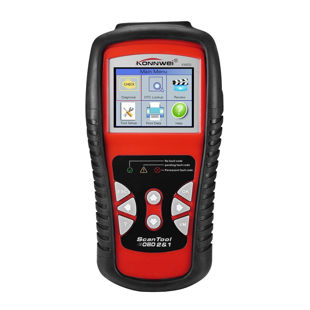 KONNWEI KW830 OBDII/EOBD Scanner Auto Scanner Tool TFT Color Display