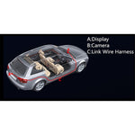 4.3 inch TFT LCD Screen Car Rearview Mirror Display with Back Camera PZ705+PZ402