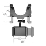 Universal Car Rearview Mirror Mount Phone Holder for iPhone Samsung Huawei GPS Smartphones