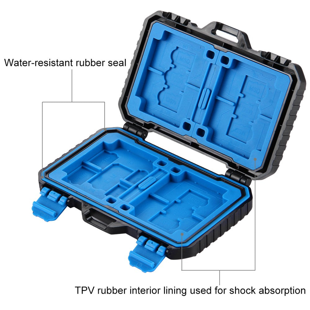 PULUZ PU5002 27 in 1 Memory Card / SIM Card Storage Case Storage Box