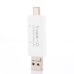 3 in 1 Type C + USB + Micro USB TF/Micro SD & SD Card Reader