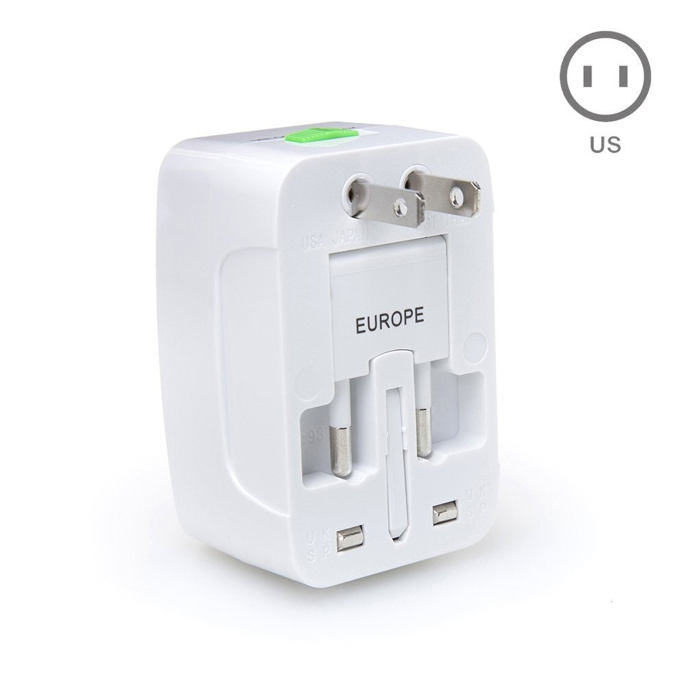 Universal Travel Power Adapter Converter with Dual USB Ports