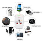 Universal Travel Power Adapter Converter with Dual USB Ports