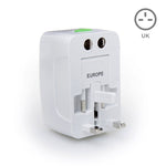 Universal Travel Power Adapter Converter with Dual USB Ports