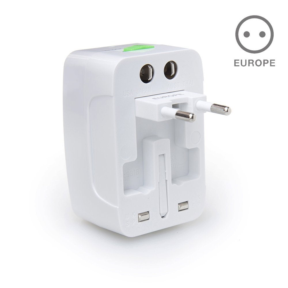 Universal Travel Power Adapter Converter with Dual USB Ports