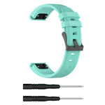 22 mm silikone urrem til Garmin Fenix 5 / Forerunner 935 945 / Quatix 5 / Quatix 5 Sapphire / Approach S60 Twill Texture armbåndsrem