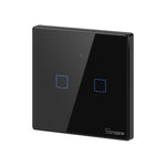 SONOFF T3EU2C-TX 86 WiFi Smart Switch APP RF433 Remote Control for Alexa Google Home EU Plug
