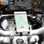 GUB PLUS 6 Cell Phone Holder Aluminum Alloy Bicycle Mount Handlebar Holder Mount, Clamp Size: 55-100mm – Black