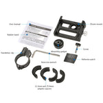 GUB Plus 3 Bicycle Phone Holder Mount 360 Degree Rotating Handlebar Clip Stand Width: 60~100mm