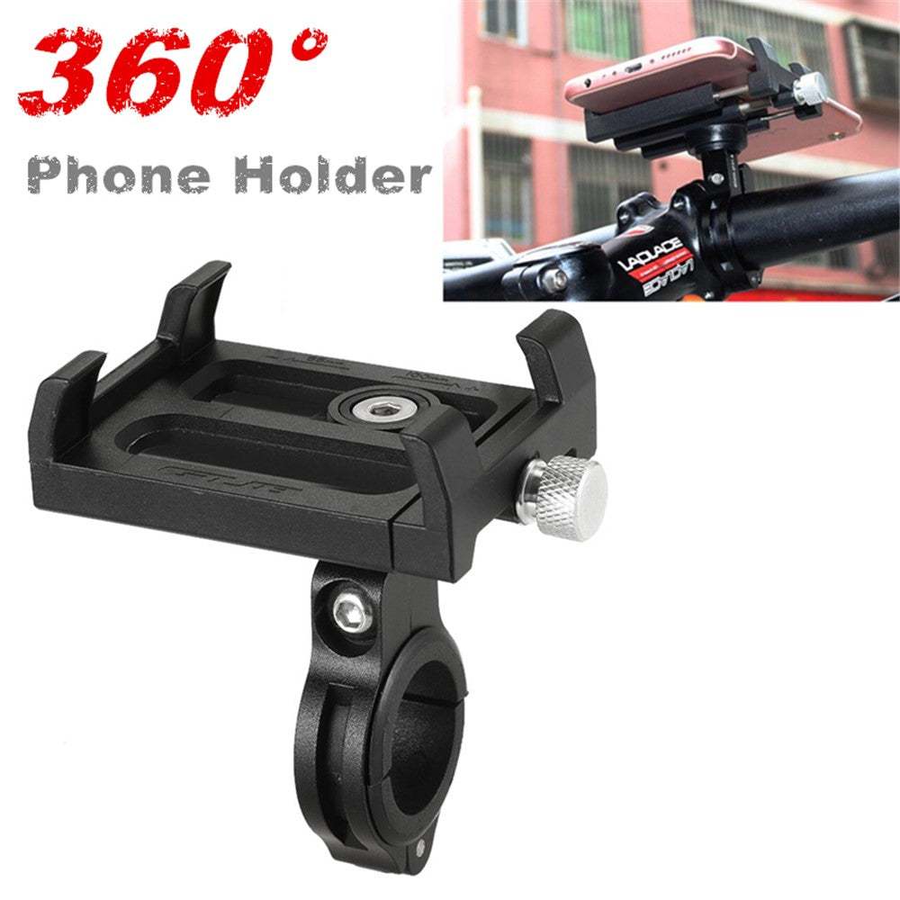 GUB Plus 3 Bicycle Phone Holder Mount 360 Degree Rotating Handlebar Clip Stand Width: 60~100mm
