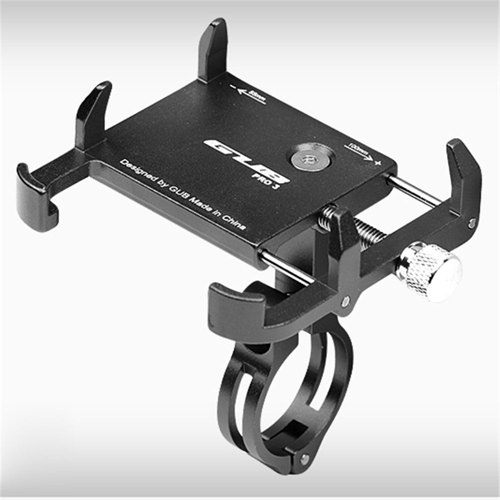 GUB PRO3 Cykelmobilhållare Motorcykelstyre Monteringsstöd för 3,5-6,2 mobil GPS Powerbank