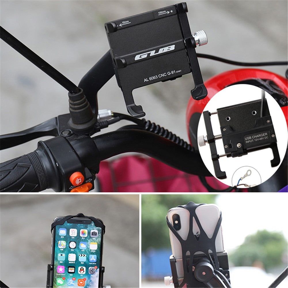 GUB G-91 Landsvägscykel mobilhållare Stabil Hållare Cykel Elmotorcykel Scooter mobil Fast Fäste