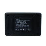 YS-1 universel Ni-MH Ni-Cd A AA AAA AAAA C-batterioplader til 26650/22650/20700/21700/18650/18490/18350/17670/17500/16340(RCR123)/14500/10440-batterier med LCD-skærm