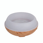 7-Color LED Light Essential Oil Mist Diffuser 300ml Wood Grain Aromatherapy Air Humidifier