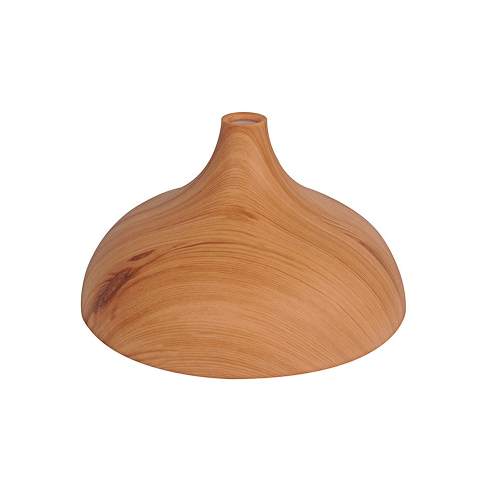 7-Color LED Light Essential Oil Mist Diffuser 300ml Wood Grain Aromatherapy Air Humidifier