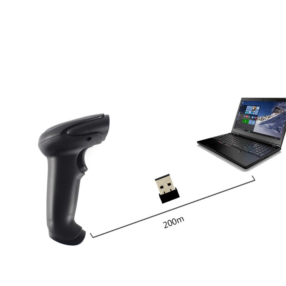 MJ-2030 Wireless One-dimensional 2.4GHz Barcode Scanner Fast Precise Scanning Image Reader