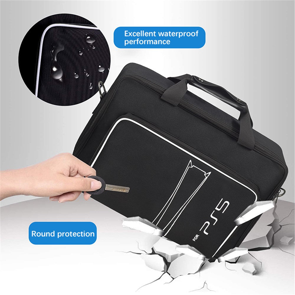 Til Sony PlayStation 5 Bærbar Rejsetaske Opbevaring Spilkonsol Tilbehør Håndtaske Crossbody-taske