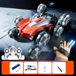4DRC Y6 8WD Spray RC Car Model Remote Control Stunt Vehicle with LED Light, 1 Battery