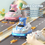 Q180 Double-Player Bumper Car Remote Control Battle Bump Car Toy Set