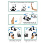 S018 Mini Remote Control Programming Robot Music Light Pattern Switching Smart Robot Toy