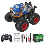 KY-S202B 1 / 20 Remote Control Toy Car Shark Head Design Stunt Car with Light and Music