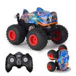 KY-S202B 1 / 20 Remote Control Toy Car Shark Head Design Stunt Car with Light and Music