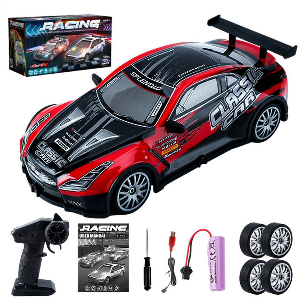 KY-S205 GTR Style 1/20 4WD RC Höghastighetsdriftbil med Ljus Fjärrstyrd Leksaksbil