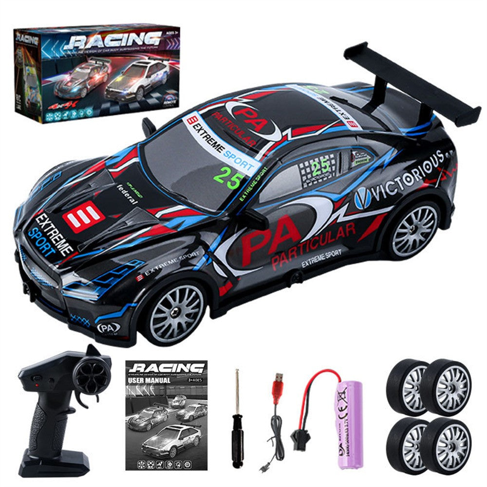 KY-S205 GTR Style 1/20 4WD RC Höghastighetsdriftbil med Ljus Fjärrstyrd Leksaksbil
