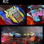 UJ99-P381 1 / 18 2WD RC Racing Car Toy Cool Light Effect Remote Control Car