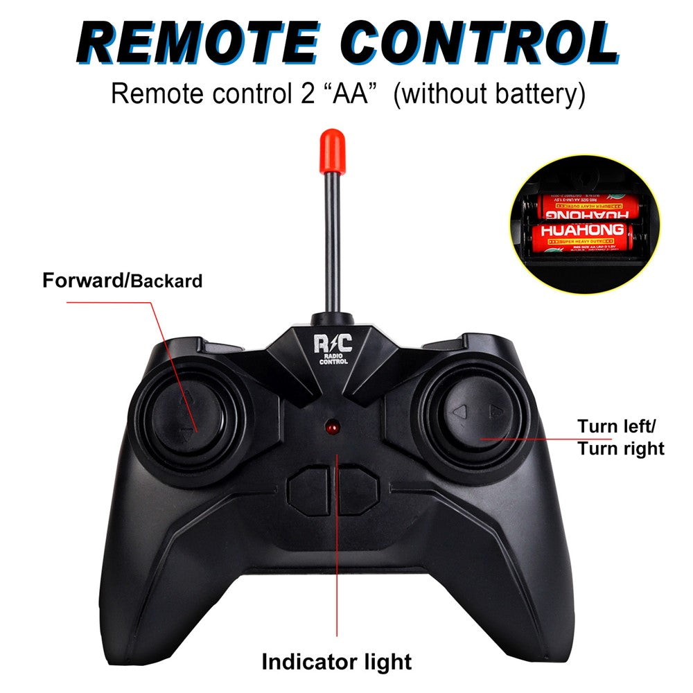 UJ99-Y203 1 / 20 2WD RC Car Children Toy Cool Light Effect Remote Control Car