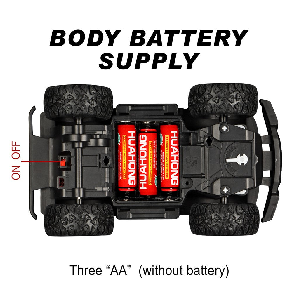UJ99-Y203 1 / 20 2WD RC Car Children Toy Cool Light Effect Remote Control Car