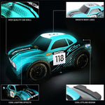 Q242 1 / 24 2WD RC Racing Car Cool Light Remote Control Car Children Toy