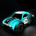 Q242 1 / 24 2WD RC Racing Car Cool Light Remote Control Car Children Toy