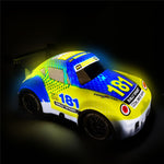 Q241 1 / 24 2WD Remote Control Car Kids Toy RC Racing Car with Cool Light