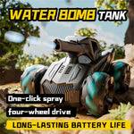 4DRC 4D-Y8 RC Tank Car 4WD Off-Road Water Bullet Shooter Dual Remote Control Dual Battery