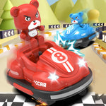 Q195 Double Player Bumper Car Remote Control Battle Bump Vehicles Interactive Toy ( Standard Version )