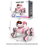 CV-D902 AI Stunt Robot Dog for Kids 8-Wheel Smart Programming RC Pet Dog Mechanical Model Toy