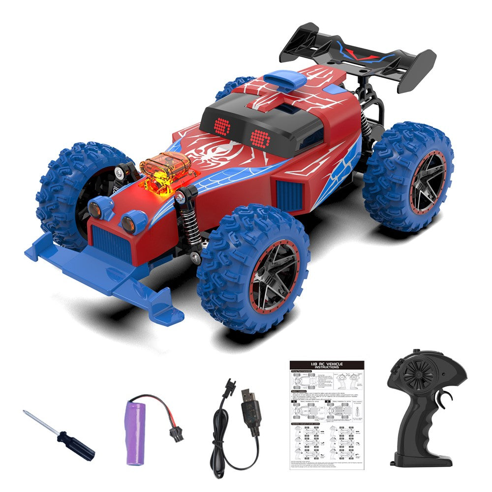 Q217 Style B 2.4G RC Car Remote Control Off Road High Speed Drift Racing Vehicle with LED Light, Single Battery