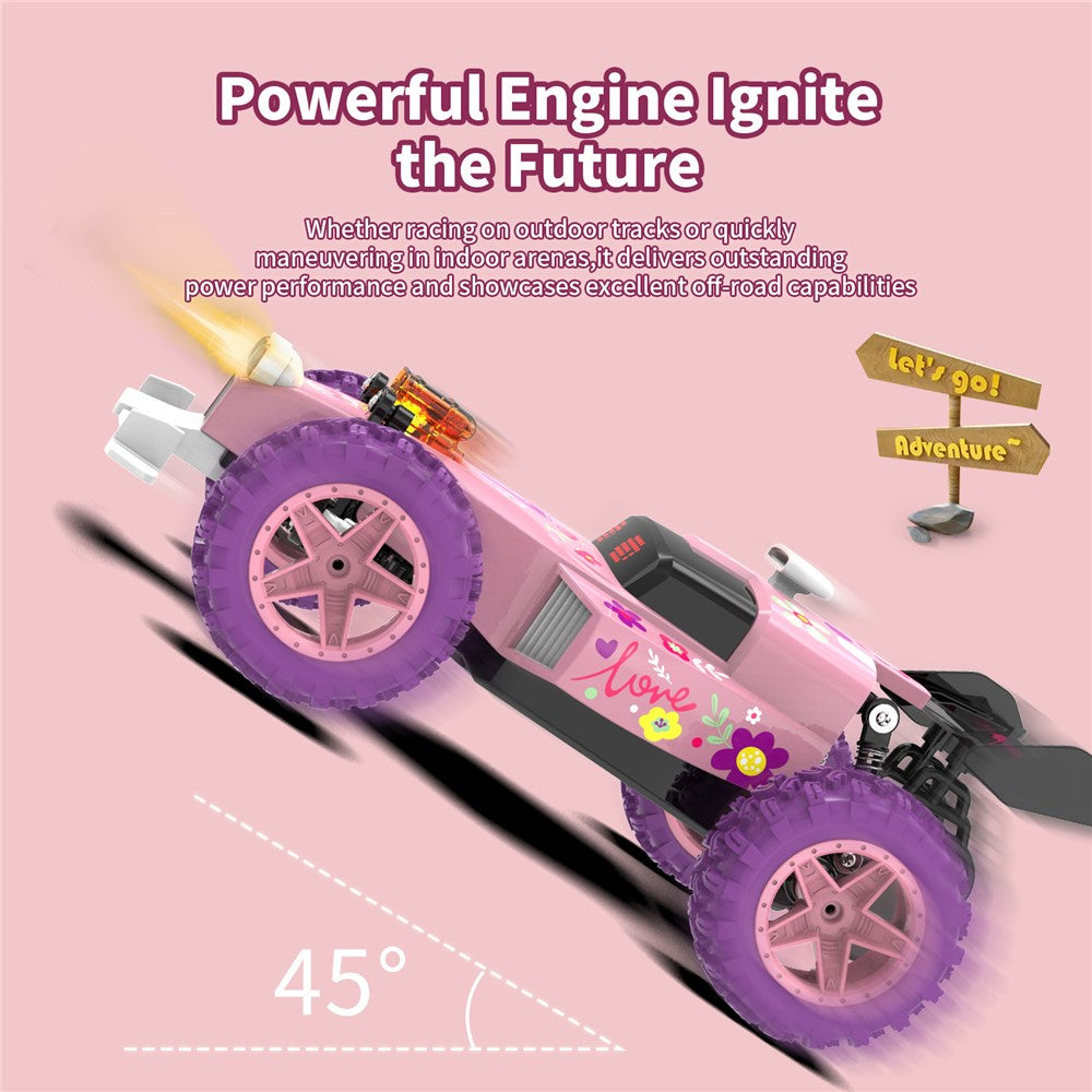 Q217 Style B 2.4G RC Car Remote Control Off Road High Speed Drift Racing Vehicle with LED Light, Single Battery