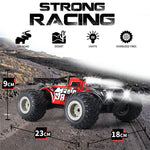 KY-S210B 1:18 RC Car with Front and Roof LED Light Remote Control High Speed Drift Off-Road Vehicle