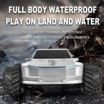 Q212 4WD Amphibious 2.4G RC Car 360 Degree Rotation Off Road Vehicle with Remote Control, 1 Battery