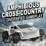 Q212 4WD Amphibious 2.4G RC Car 360 Degree Rotation Off Road Vehicle with Remote Control, 1 Battery