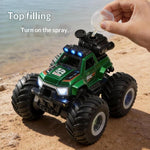 YL-131 2.4GHz Remote Control Stunt Car Off-road Vehicle Boy Girl RC Toy with Water Mist Spray / Light