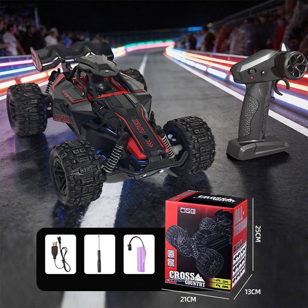 YL-142 2.4GHz fjärrstyrd terrängbil elektrisk racing buggy driftfordon med LED-lampor barnleksak