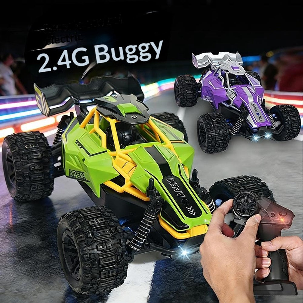 YL-142 2.4GHz fjärrstyrd terrängbil elektrisk racing buggy driftfordon med LED-lampor barnleksak